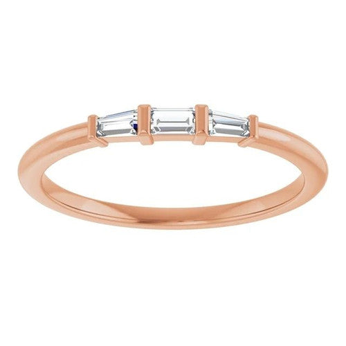 14K Gold 1/6 CTW Natural Diamond Stackable Ring 14K Rose Gold