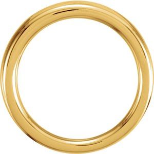 Classic - Candela - 18K Yellow Gold 3.5 mm Comfort-Fit Half Round Tapered Band