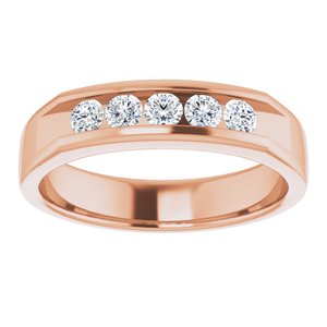 Diamond - Nora - 14K Rose Gold 1/2 CTW Lab-Grown Diamond Band