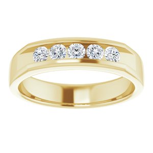 Diamond - Nora - 14K Yellow Gold 1/2 CTW Lab-Grown Diamond Band