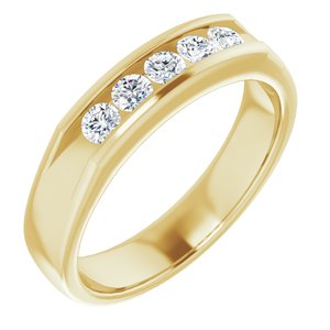 Diamond - Nora - 14K Yellow Gold 1/2 CTW Lab-Grown Diamond Band