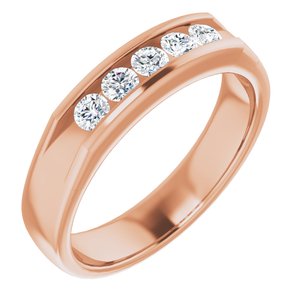 Diamond - Nora - 14K Rose Gold 1/2 CTW Lab-Grown Diamond Band