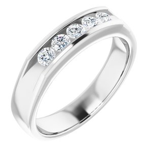 Diamond - Nora - 14K White Gold 1/2 CTW Lab-Grown Diamond Band