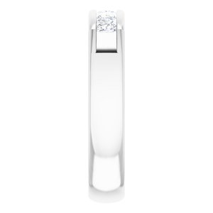 Diamond - Nora - 14K White Gold 3/4 CTW Natural Diamond Band