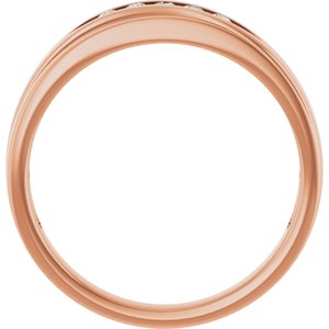 Diamond - Scarlett - 14K Rose Gold 1/6 CTW Lab-Grown Diamond Band