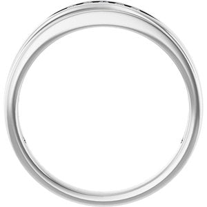 Diamond - Scarlett - Platinum 1/10 CTW Natural Diamond Band