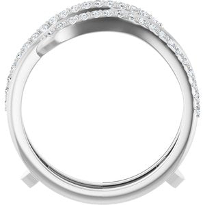 Classic - Luisa - Platinum 1/4 CTW Natural Diamond Ring Guard