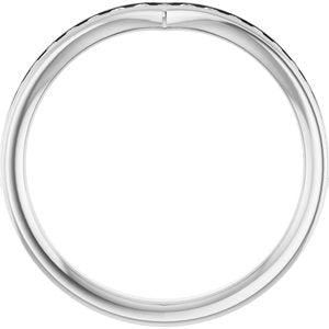 New Trends - Dorota - 14K White Gold 1/4 CTW Lab Grown Diamond Band