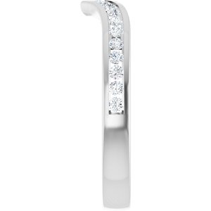New Trends - Dorota - 14K White Gold 1/4 CTW Lab Grown Diamond Band