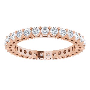 Eternity Rings - Raina - 14K Rose Gold 7/8 CTW Lab-Grown Diamond