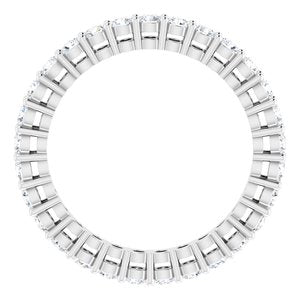 Eternity Rings - Raina - 14K White Gold 7/8 CTW Lab-Grown Diamond