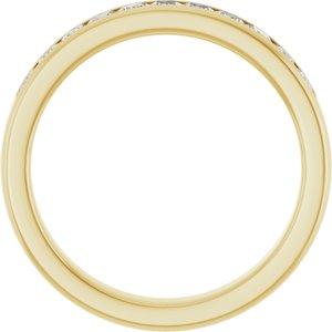 Diamond - Charlotte - 14K Yellow Gold 1 CTW Natural Diamond Band