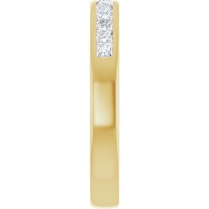 Diamond - Charlotte - 14K Yellow Gold 1 CTW Lab-Grown Diamond Band