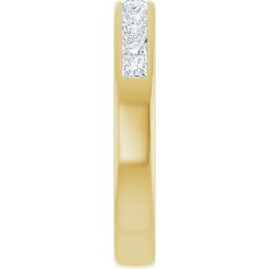 Diamond - Charlotte - 14K Yellow Gold 1 CTW Natural Diamond Band
