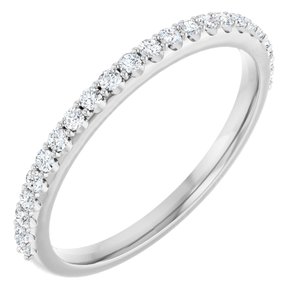 14K White Gold - Ainsley - 1/4 CTW Lab-Grown Diamond Band