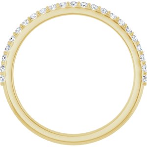 14K Yellow Gold - Ainsley - 1/4 CTW Natural Diamond Anniversary Band