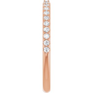 14K Rose Gold Ainsley 1/4 CTW Lab-Grown Diamond Band