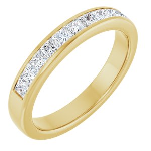 Diamond - Charlotte - 14K Yellow Gold 1 CTW Natural Diamond Band