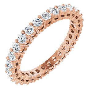Eternity Rings - Raina - 14K Rose Gold 7/8 CTW Lab-Grown Diamond