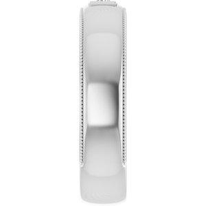 Diamond - Melody - Platinum 1/10 CTW Natural Diamond Band