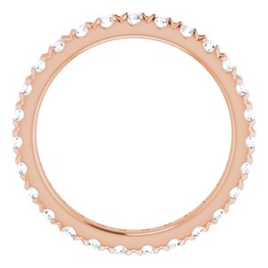 Eternity Rings - Rosalina - 14K Rose Gold