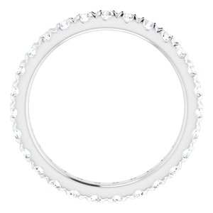 Eternity Rings - Rosalina - 14K White Gold