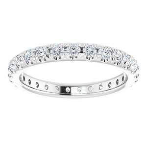 Eternity Rings - Rosalina - 14K White Gold