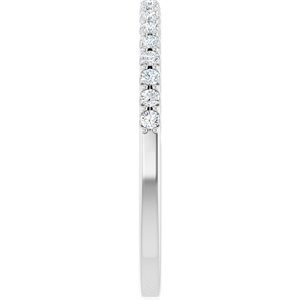 Pave - Indie - Platinum 1/5 CTW Natural Diamond Band
