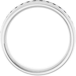 Diamond - Mia - Platinum 3/8 CTW Natural Diamond Band