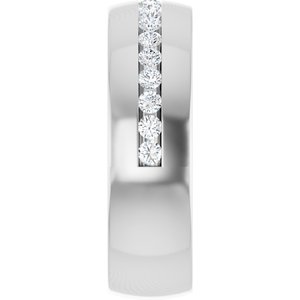 Diamond - Mia - Platinum 3/8 CTW Natural Diamond Band