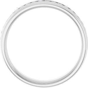 Diamond - Mia - 14K White Gold 3/8 CTW Natural Diamond Band