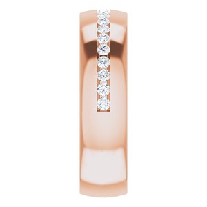 Diamond - Mia - 14K Rose Gold 3/8 CTW Lab-Grown Diamond Band