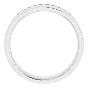 Diamond - Mia - Platinum 3/8 CTW Lab-Grown Diamond Band