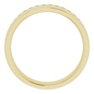 Diamond - Mia - 14K Yellow Gold 3/8 CTW Lab-Grown Diamond Band
