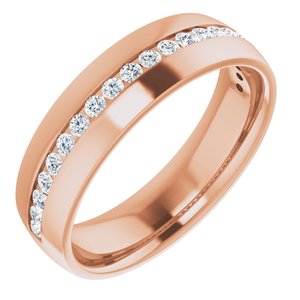 Diamond - Mia - 14K Rose Gold 3/8 CTW Lab-Grown Diamond Band