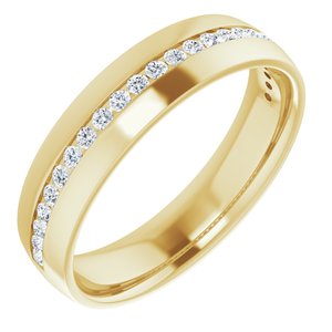 Diamond - Mia - 14K Yellow Gold 3/8 CTW Natural Diamond Band