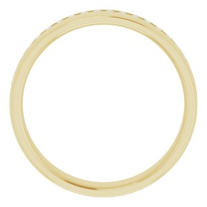 Diamond - Mia - 14K Yellow Gold 3/8 CTW Natural Diamond Band