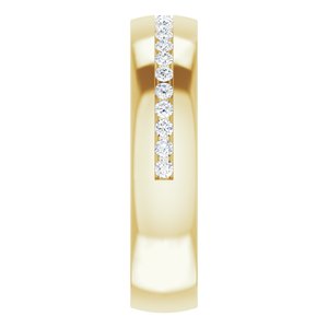 Diamond - Mia - 14K Yellow Gold 3/8 CTW Natural Diamond Band