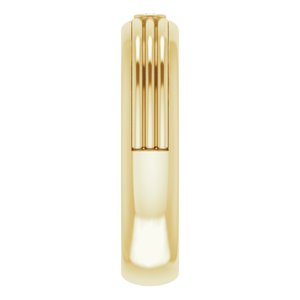Unique - Sebastian - 14K Yellow Gold .025 CTW Natural Diamond Mens Band