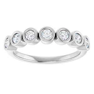 Platinum - Winona - 3/8 CTW Lab-Grown Diamond  Anniversary Band