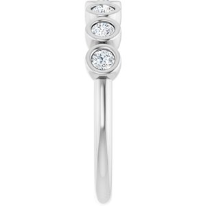 Platinum - Winona - 3/8 CTW Lab-Grown Diamond  Anniversary Band
