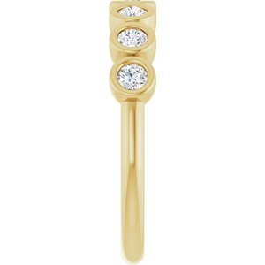 14K Yellow Gold - Winona - 3/8 CTW Lab-Grown Diamond  Anniversary Band