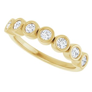 14K Yellow Gold - Winona - 3/8 CTW Lab-Grown Diamond  Anniversary Band