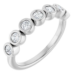 Platinum - Winona - 3/8 CTW Lab-Grown Diamond  Anniversary Band