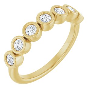 14K Yellow Gold - Winona - 3/8 CTW Natural Diamond Anniversary Band