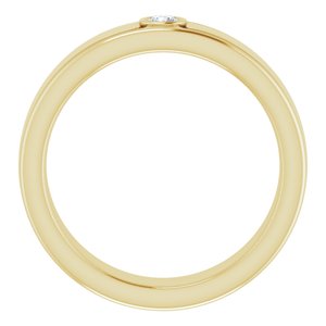 Diamond - Harper - 14K Yellow Gold 1/10 CTW Natural Diamond Band