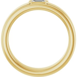 Diamond - Harper - 14K Yellow Gold 1/3 CTW Lab-Grown Diamond Band