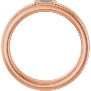 Diamond - Harper - 14K Rose Gold 1/3 CTW Lab-Grown Diamond Band