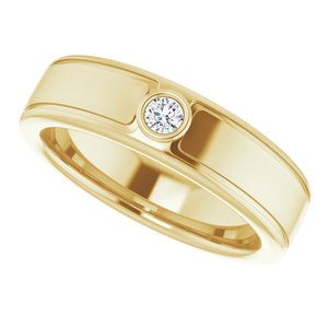 Diamond - Harper - 14K Yellow Gold 1/10 CTW Natural Diamond Band