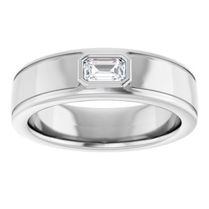 Diamond - Harper - 14K White Gold 1/3 CTW Lab-Grown Diamond Band